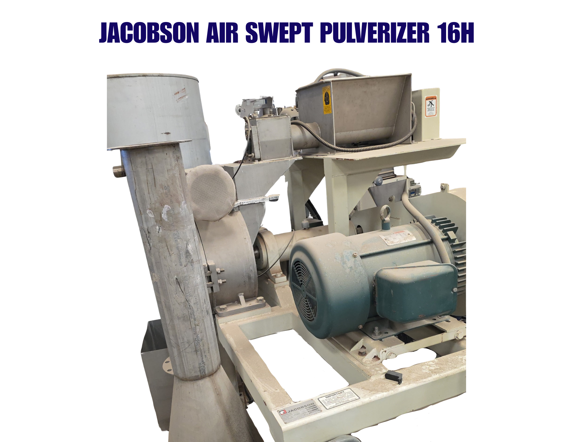 Jacobson air swept pulverizer 16H